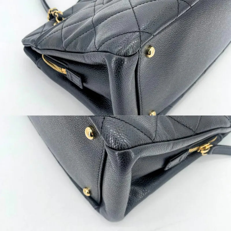 c517-chanel-vintage-black-caviar-leather-tote-bag