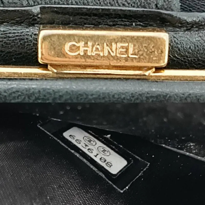 jr594-chanel-vintage-black-caviar-leather-long-wallet