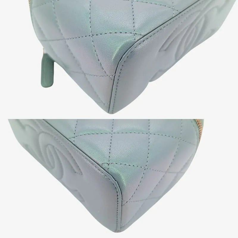 c493-chanel-metallic-light-green-lambskin-long-vanity-case