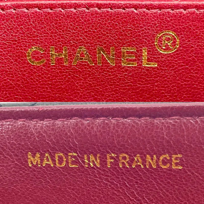 jw868-chanel-vintage-black-lambskin-25cm-diana-flap-bag