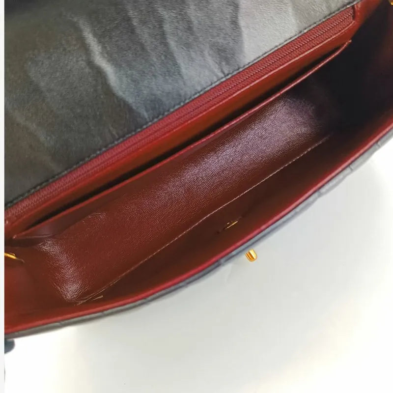 ra345-chanel-vintage-black-lambskin-vertical-flap-bag