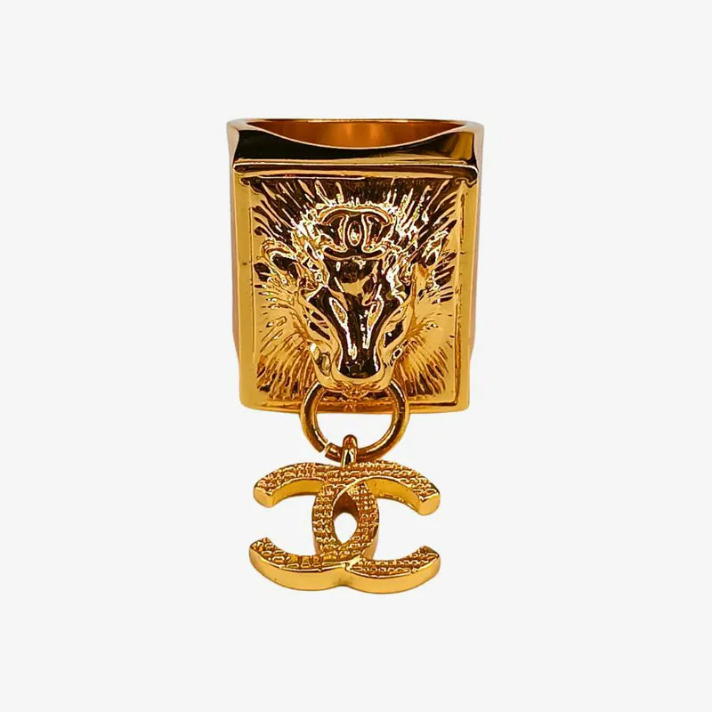 rc161-chanel-lion-head-cc-charm-gold-plate-ring