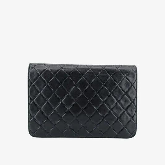 jt149-chanel-vintage-black-lambskin-quilted-flap-bag