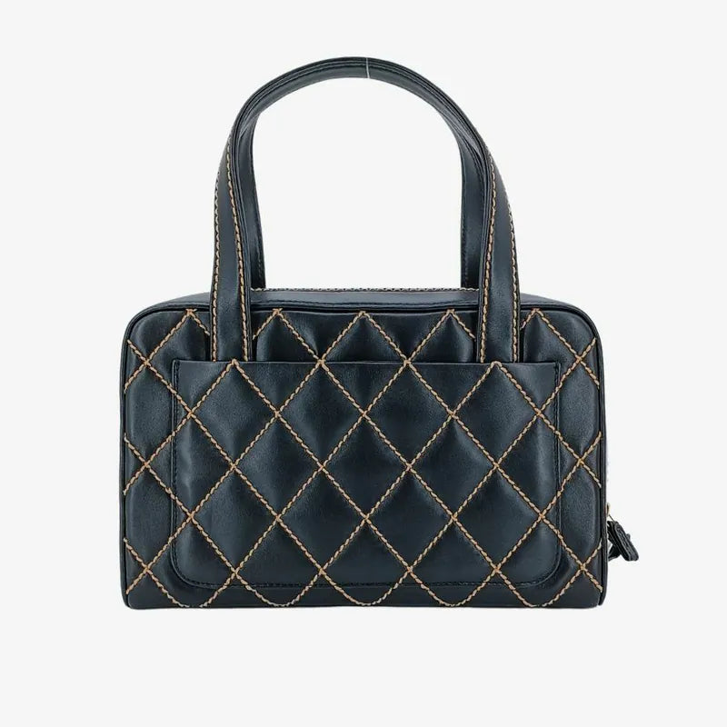 ra718-chanel-vintage-black-calfskin-wild-stitch-handbag