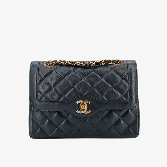 c404-chanel-vintage-black-lambskin-paris-limited-edition-flap-bag
