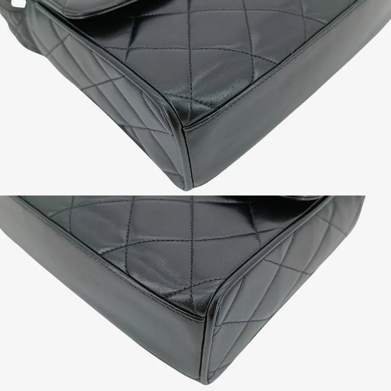 ju429-chanel-vintage-black-lambskin-quilted-flap-bag