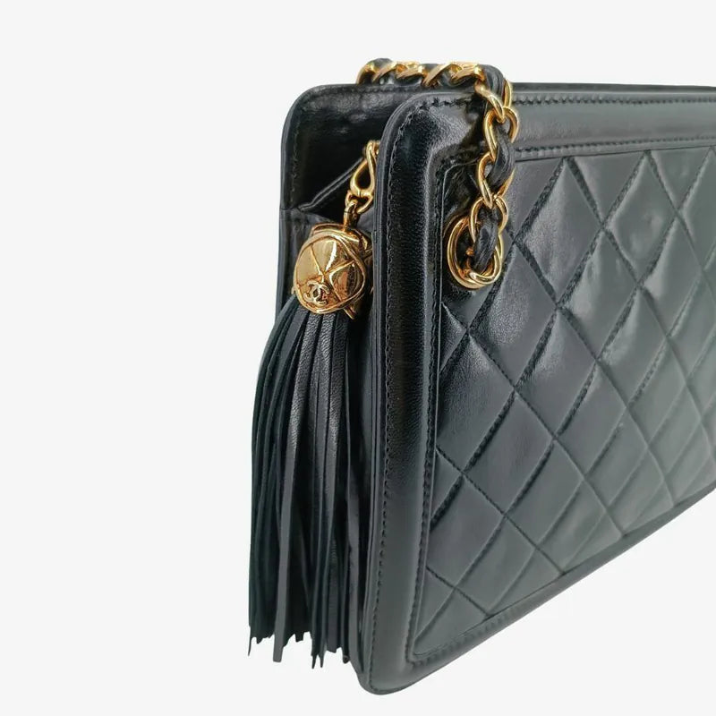 jah175-chanel-vintage-black-lambskin-quilted-shoulder-bag