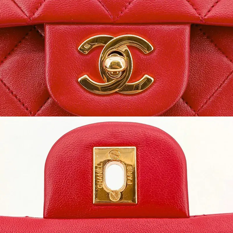 jt676-chanel-vintage-red-lambskin-25cm-classic-flap-bag
