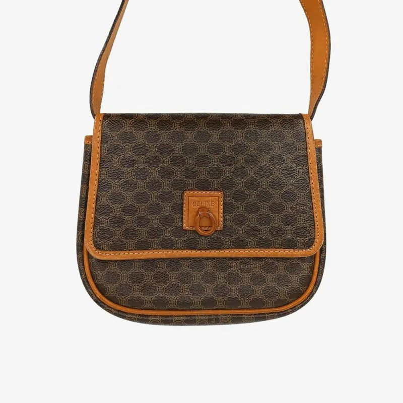 ra183-celine-brown-canvas-macadam-shoulder-bag