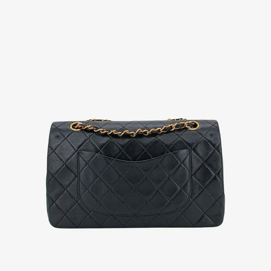 ra475-chanel-vintage-black-lambskin-25cm-classic-flap-bag