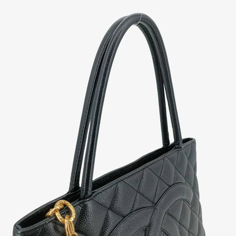 jt658-chanel-vintage-black-caviar-leather-1804-tote-bag