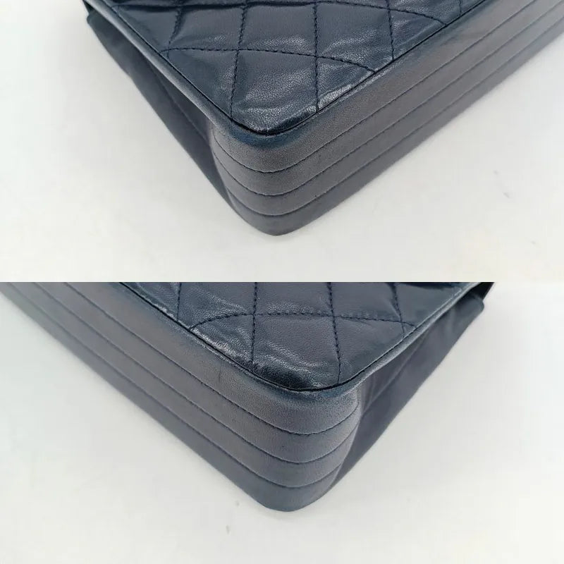 rb053-chanel-vintage-navy-lambskin-half-moon-flap-bag