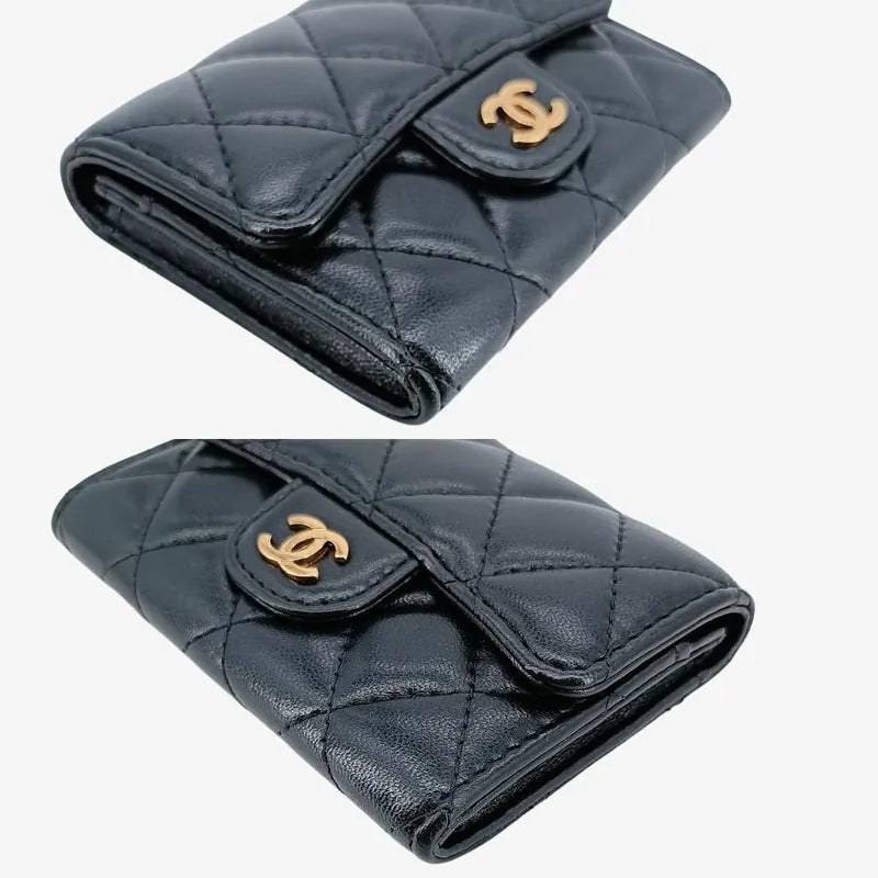 jt430-chanel-black-caviar-leather-classic-flap-card-holder