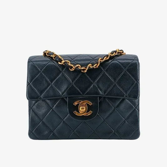 ra684-chanel-vintage-black-lambskin-17cm-mini-square-flap-bag