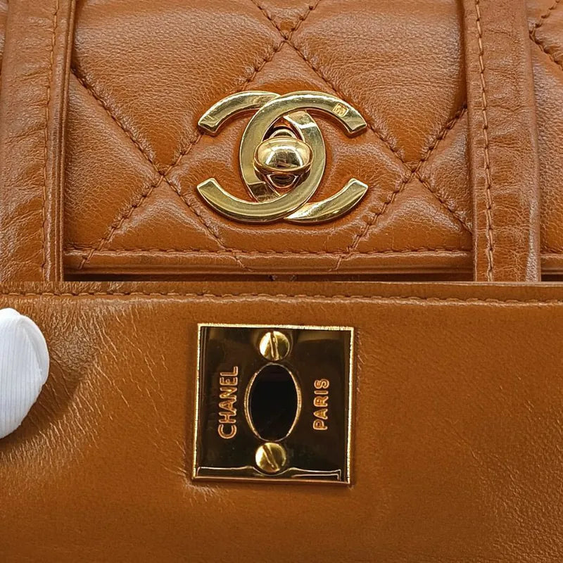 c420-chanel-vintage-brown-lambskin-duma-backpack