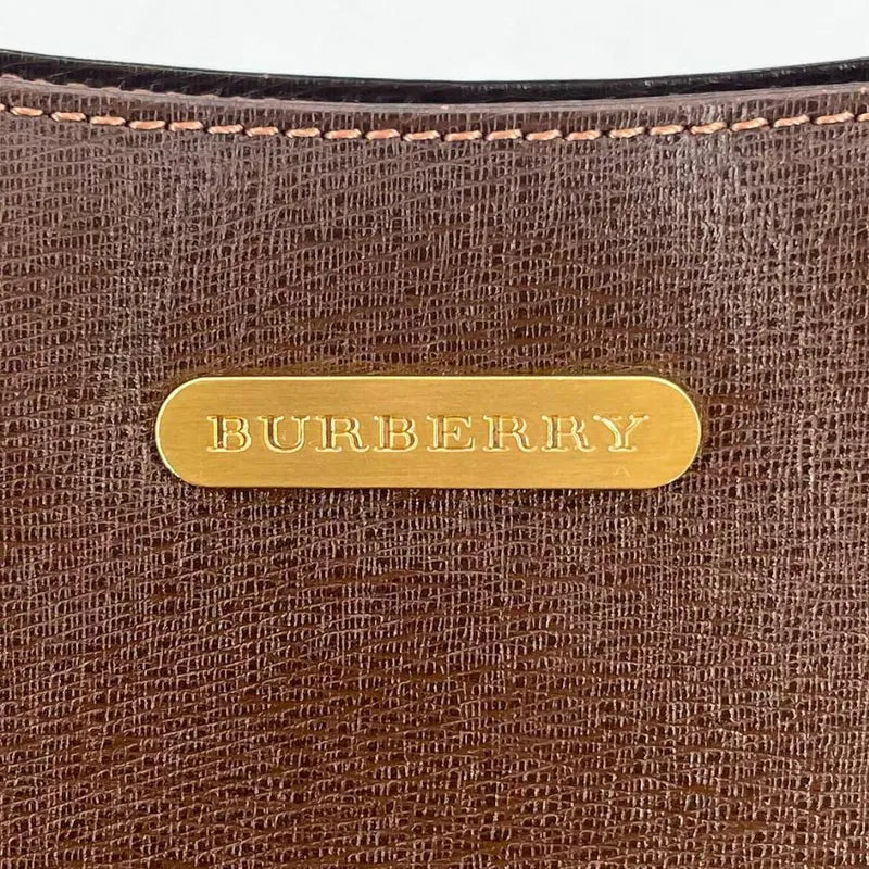 rc883-burberry-vintage-brown-leather-shoulder-bag