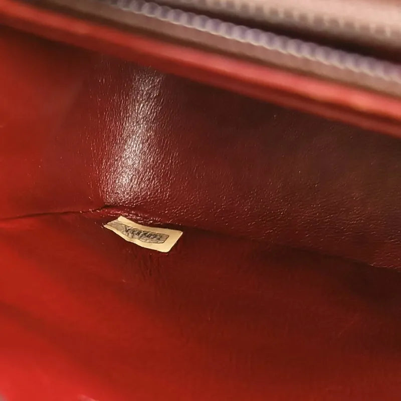 js698-chanel-vintage-black-lambskin-25cm-flap-bag