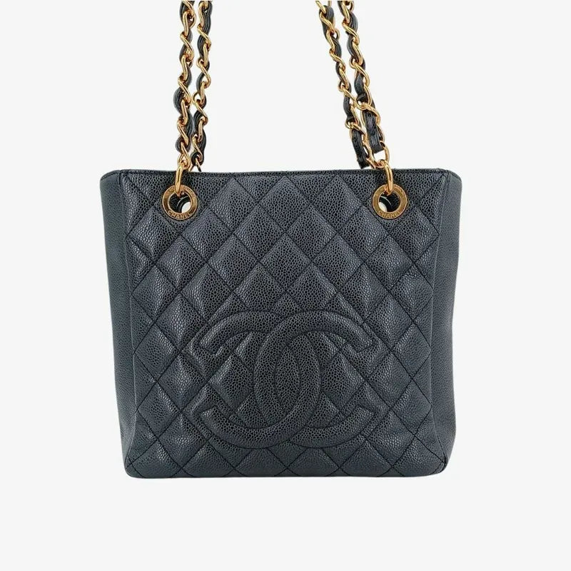 ra544-chanel-vintage-black-caviar-leather-embossed-logo-pst-tote-bag