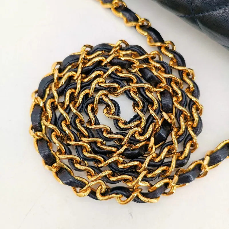 rb053-chanel-vintage-navy-lambskin-half-moon-flap-bag