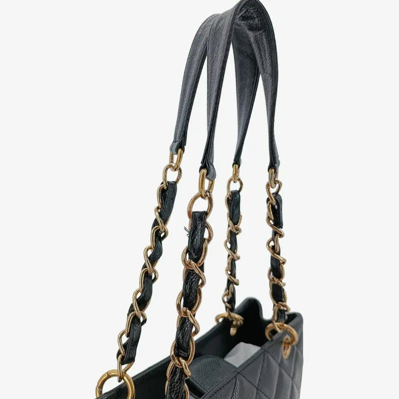 ju426-chanel-vintage-black-caviar-leather-embossed-logo-pst-tote-bag