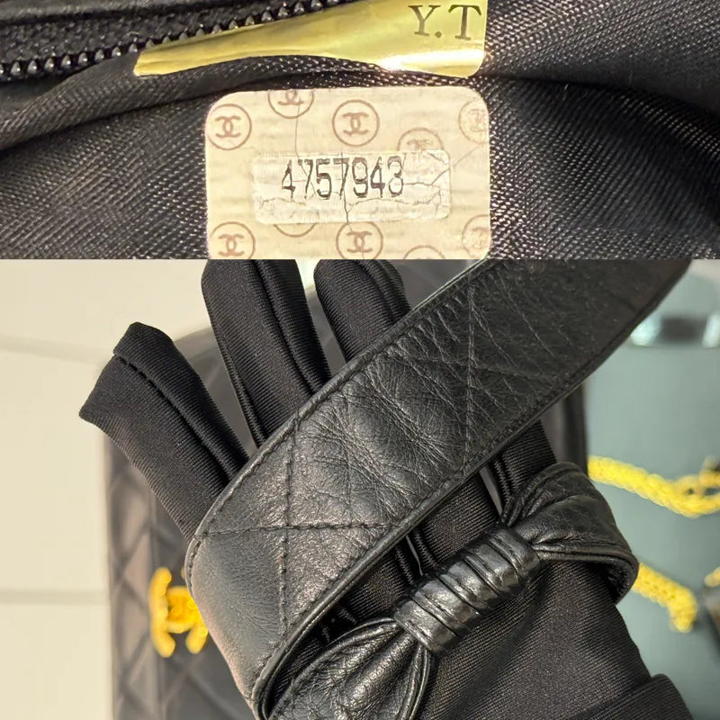 jw447-chanel-vintage-black-lambskin-flap-bag