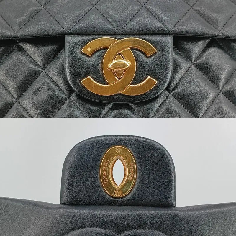 jah104-chanel-vintage-black-lambskin-maxi-classic-flap-bag