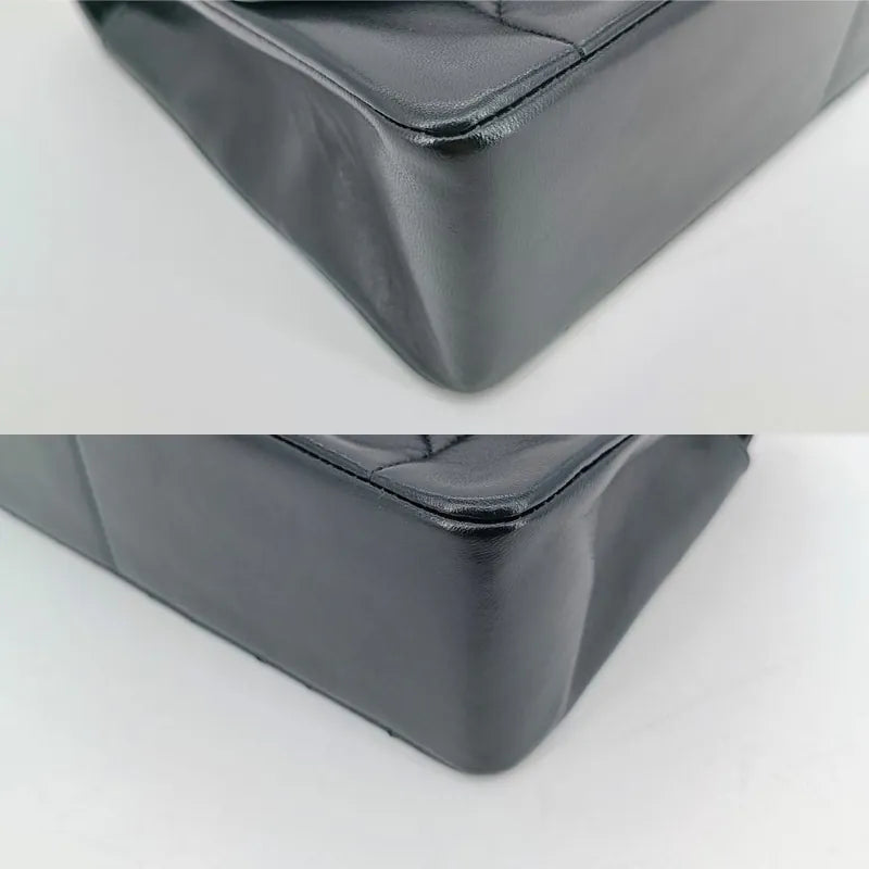 ra774-chanel-vintage-black-lambskin-25cm-diana-flap-bag