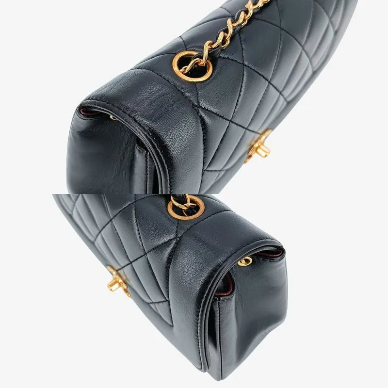 ra077-chanel-vintage-black-lambskin-22cm-diana-flap-bag