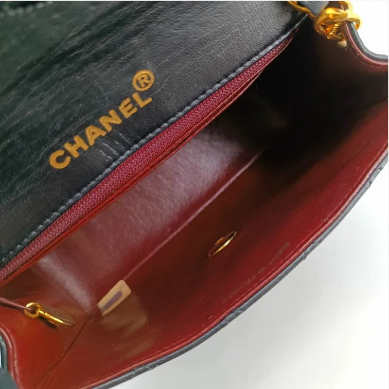 c330-chanel-vintage-black-lambskin-17cm-mini-square-flap-bag