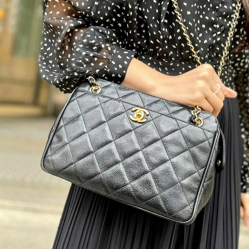 c374-chanel-vintage-black-caviar-leather-quilted-camera-bag