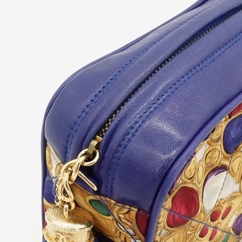 jq579-chanel-vinatge-blue-satin-mini-bag