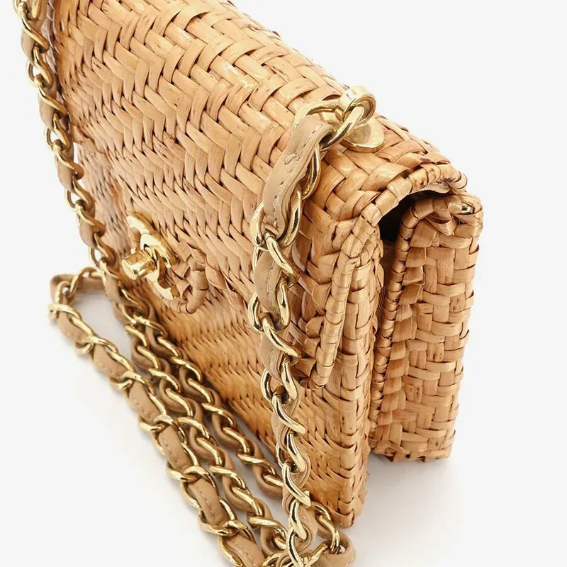 jr919-chanel-vintage-brown-rattan-17cm-mini-square-flap-bag