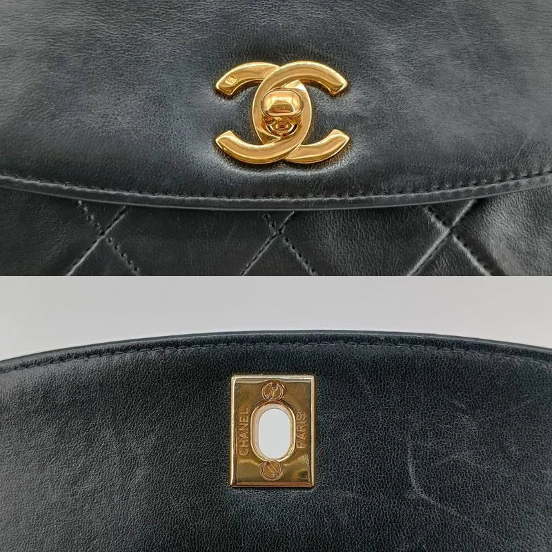 jah196-chanel-vintage-black-lambskin-trapezoid-flap-bag