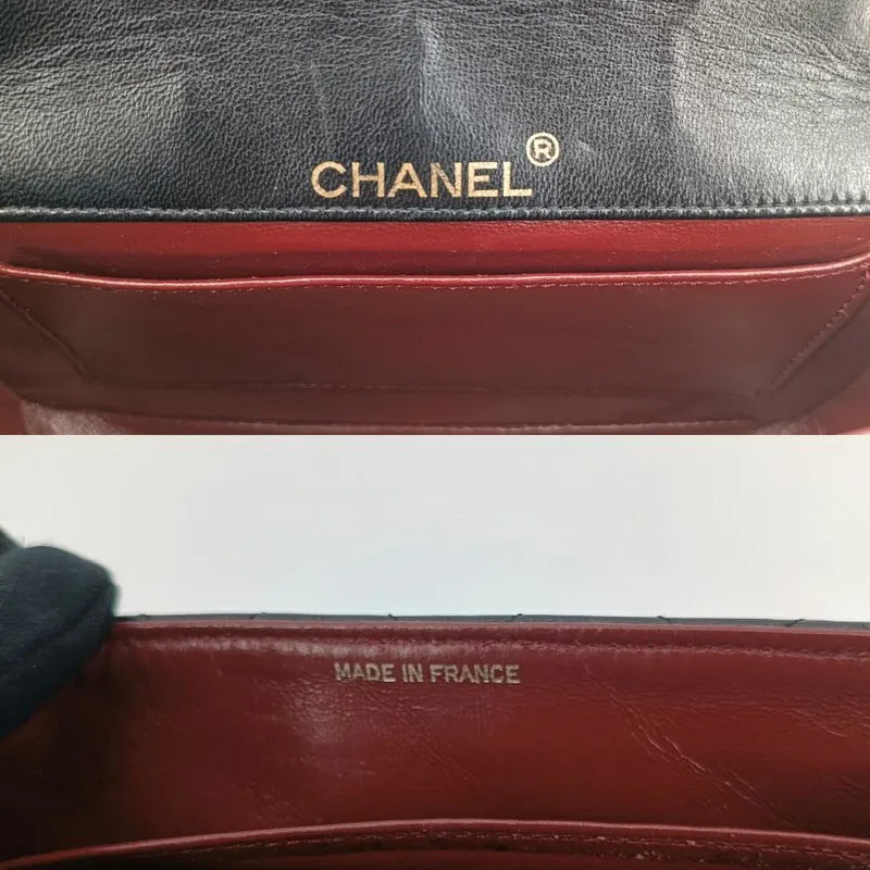 jt186-chanel-vintage-black-lambskin-crystal-embellished-pointed-flap-bag