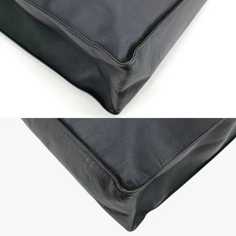 jq871-chanel-vintage-black-calfskin-cc-mark-chunky-chain-tote-bag