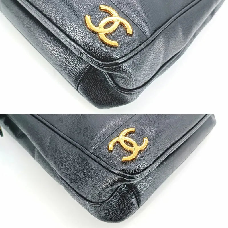 ra174-chanel-vintage-black-caviar-leather-triple-cc-tote-bag
