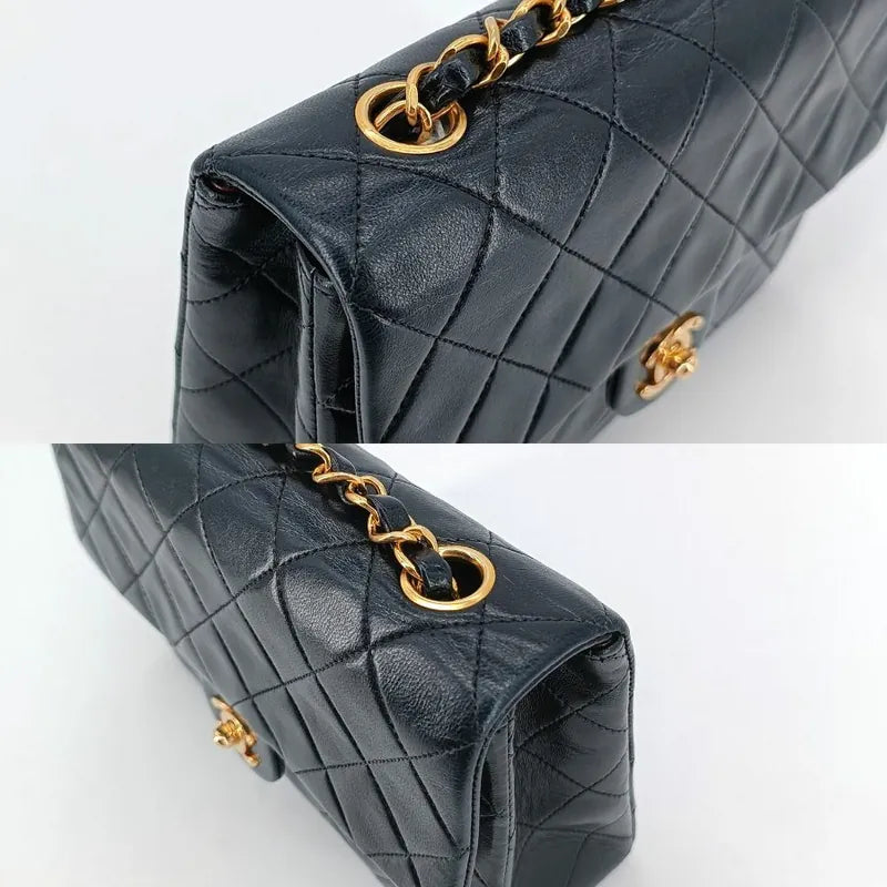 jt099-chanel-vintage-black-lambskin-20cm-mini-square-flap-bag