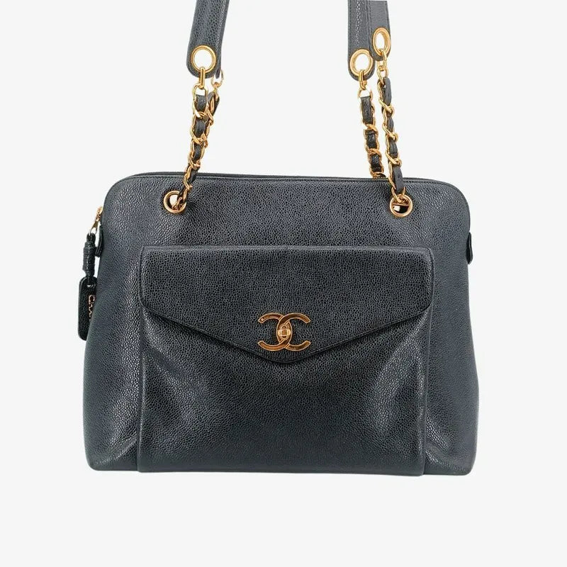 jt142-chanel-vintage-black-caviar-leather-tote-bag