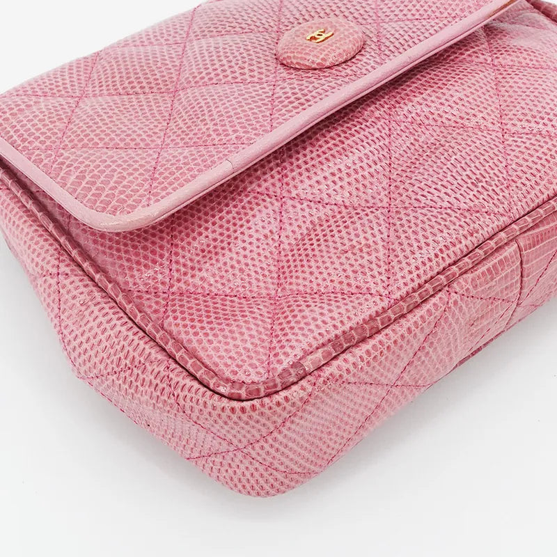 jq350-chanel-vintage-pink-lizard-skin-gold-chain-flap-bag