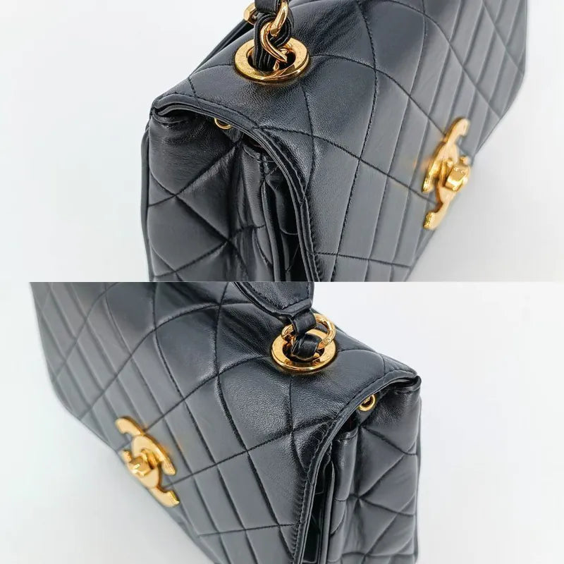jt668-chanel-vintage-black-lambskin-qulited-flap-bag