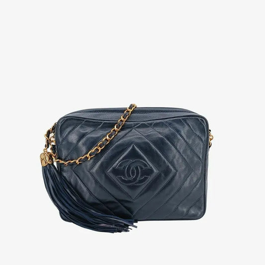 jt267-chanel-vintage-navy-lambskin-tassel-camera-bag