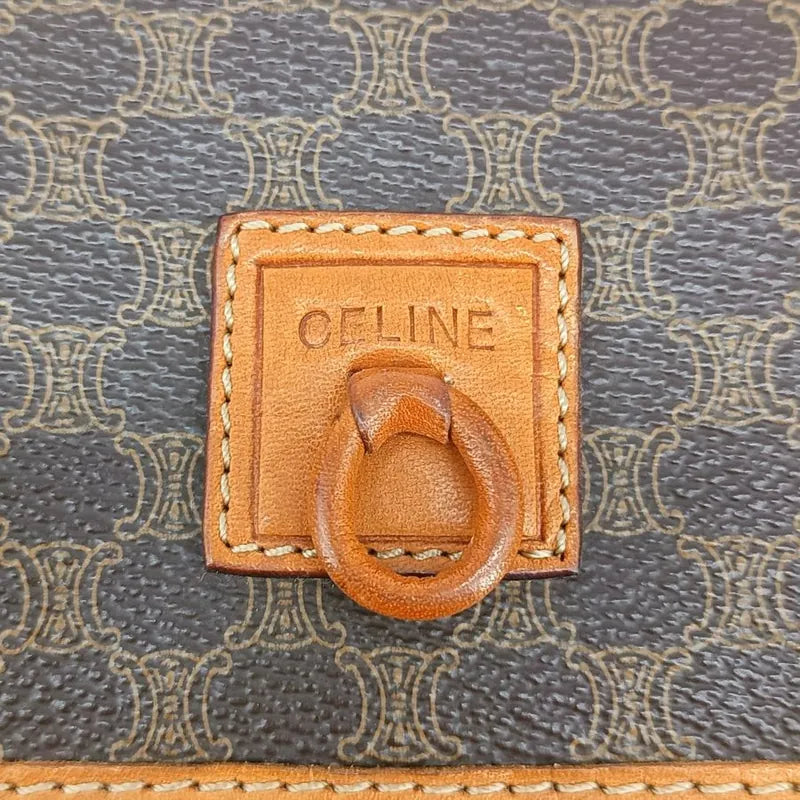 ra183-celine-brown-canvas-macadam-shoulder-bag