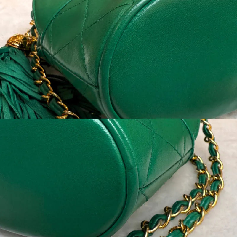 jw477-chanel-vintage-green-lambskin-quilted-flap-bag