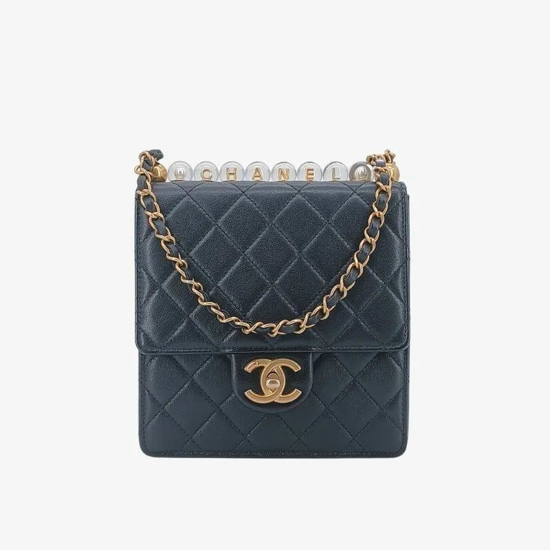 ra406-chanel-black-calfskin-quilted-acrylic-pearl-flap-bag
