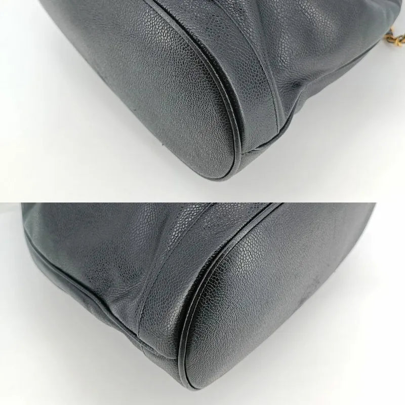 ra522-chanel-vintage-black-caviar-leather-gold-ball-bucket-bag