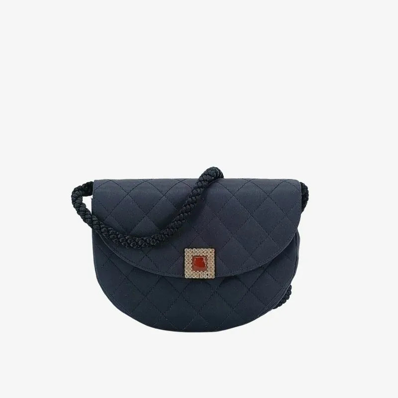 jt582-chanel-vintage-black-satin-gripoix-quilted-half-moon-flap-bag