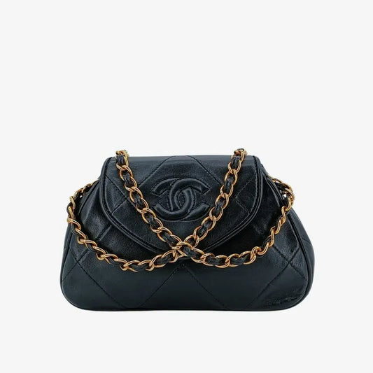 ra788-chanel-vintage-black-lambskin-quilted-flap-bag