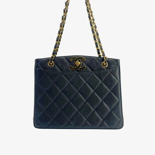 jw480-chanel-vintage-black-caviar-leather-big-cc-tote-bag