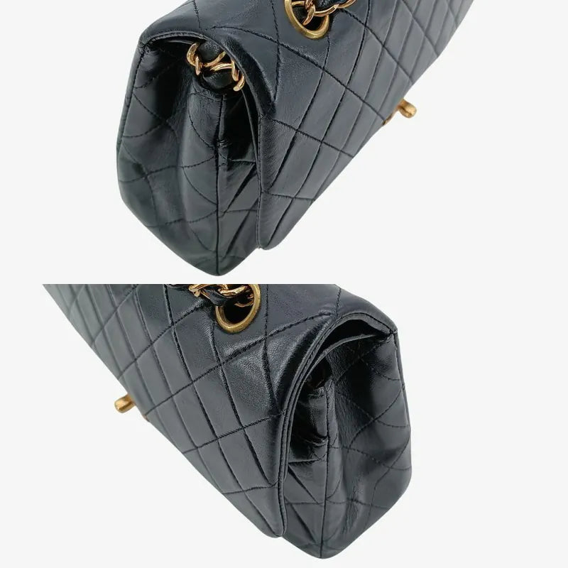 ra840-chanel-vintage-black-lambskin-25cm-classic-flap-bag