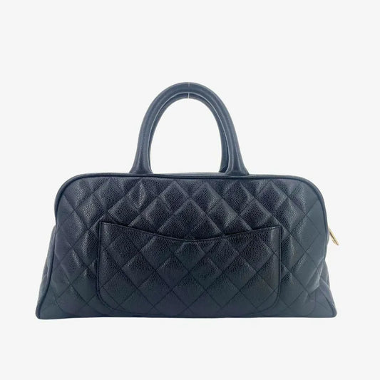 jw593-chanel-vintage-black-caviar-leather-boston-bag